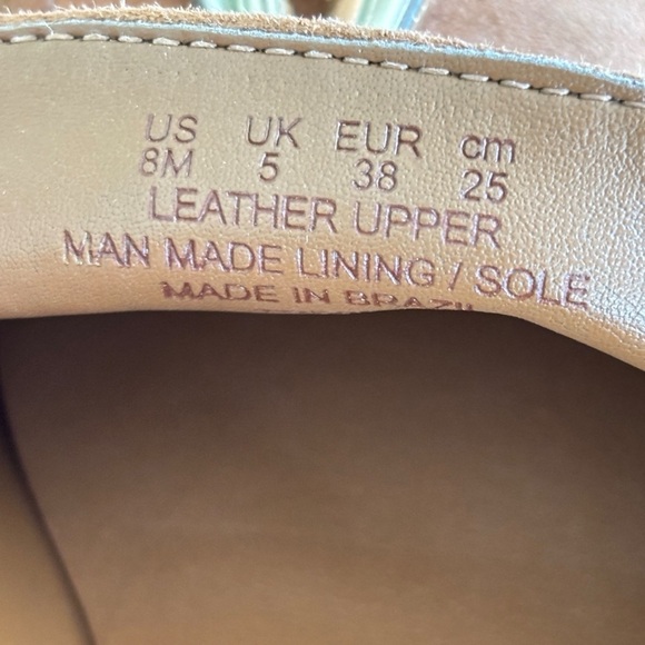 Naturalizer Heels Womens Sz 8 M Trixie Loafers Pumps Tassel Brown Suede Leather - Picture 7 of 11